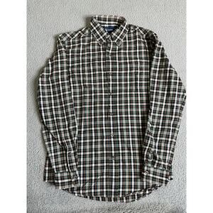 Ralph Lauren Button Shirt Small Made in Italy Plaid Long Sleeve Retro Colorful
